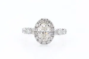 1.01 ct oval Engagement ring