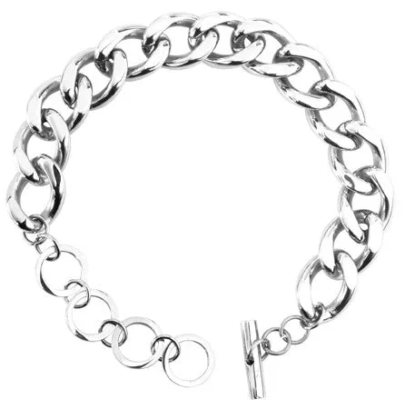 1/2" CURBED CHAIN BRACELET 316L, DC/60