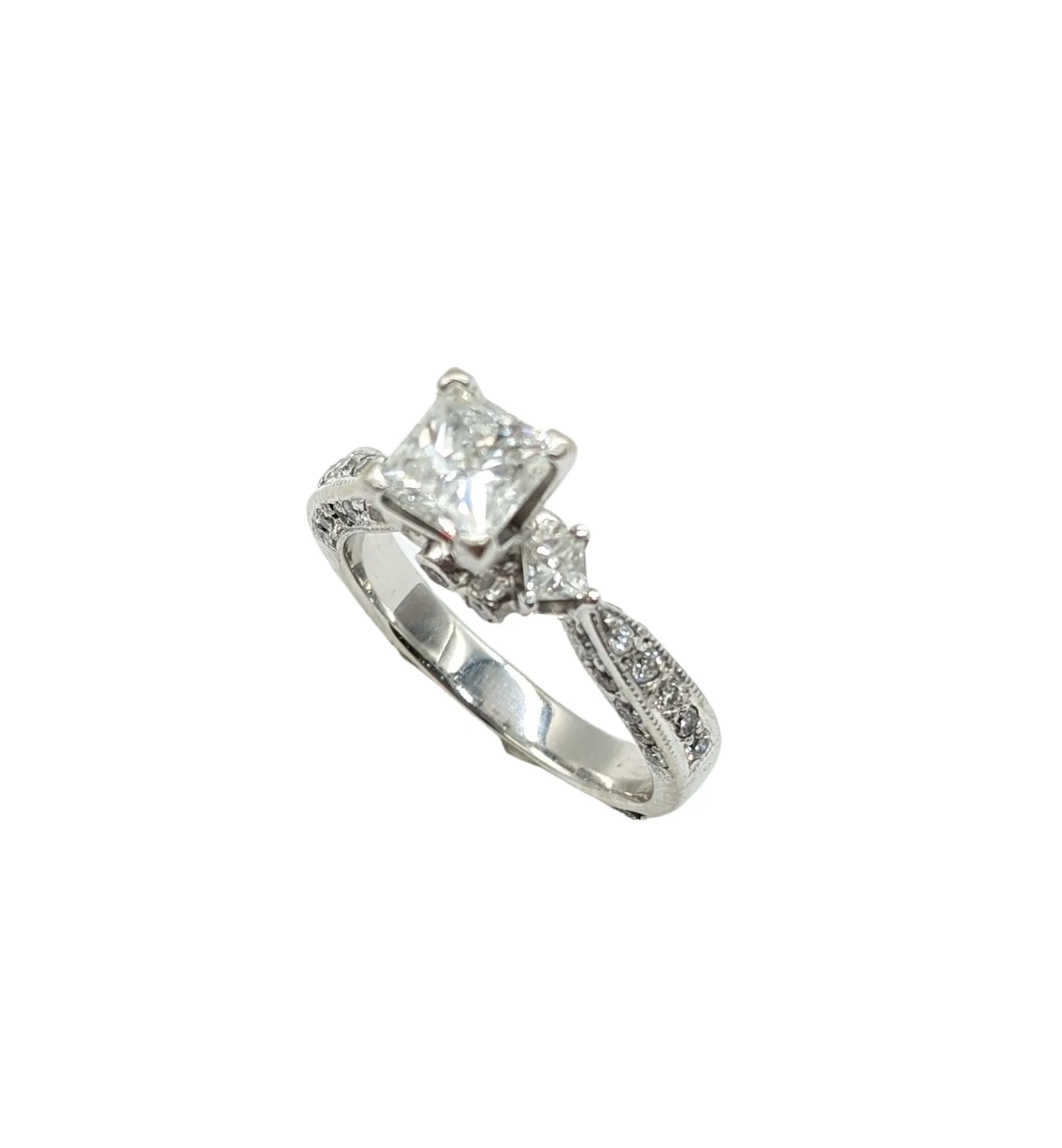 1.51 Total Carat Weight Diamond Engagement Ring