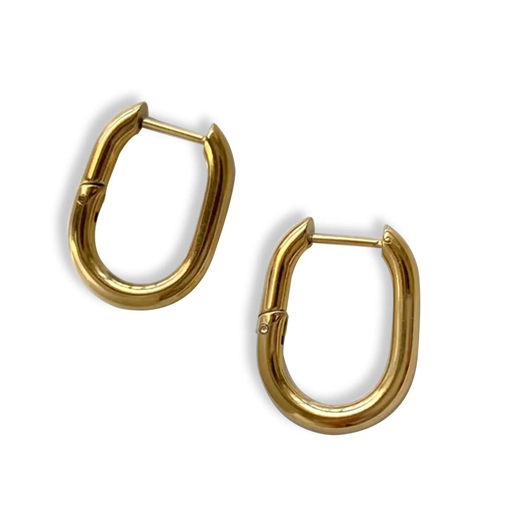 18K Gold-Filled Link Earrings