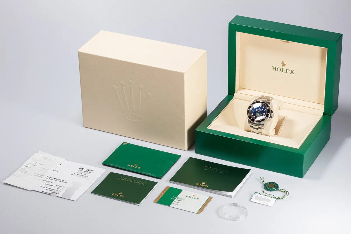 2019 Rolex Deep Sea-Dweller 126660 "James Cameron" with Box and Card