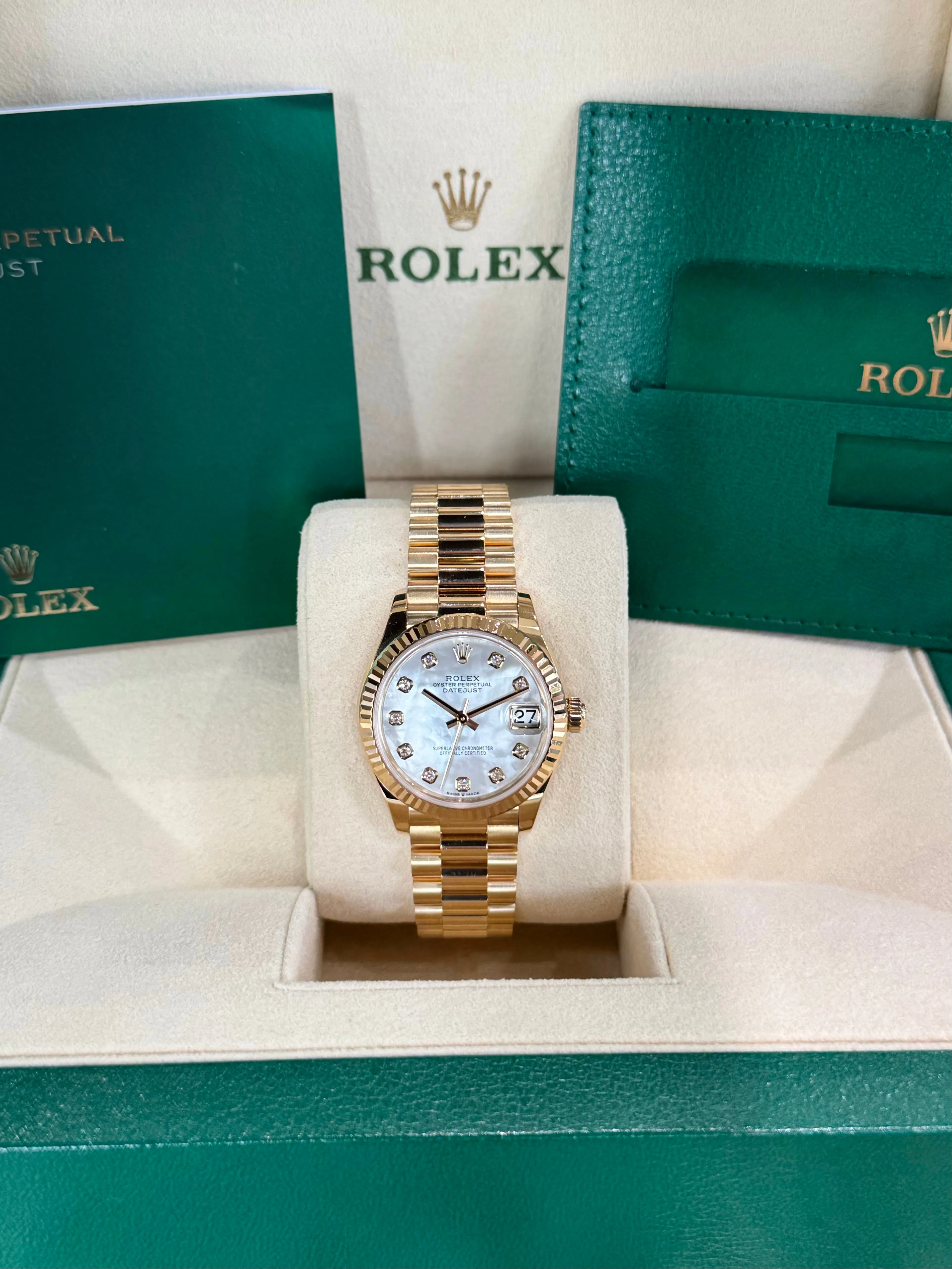 2022 Rolex Datejust 31 278278