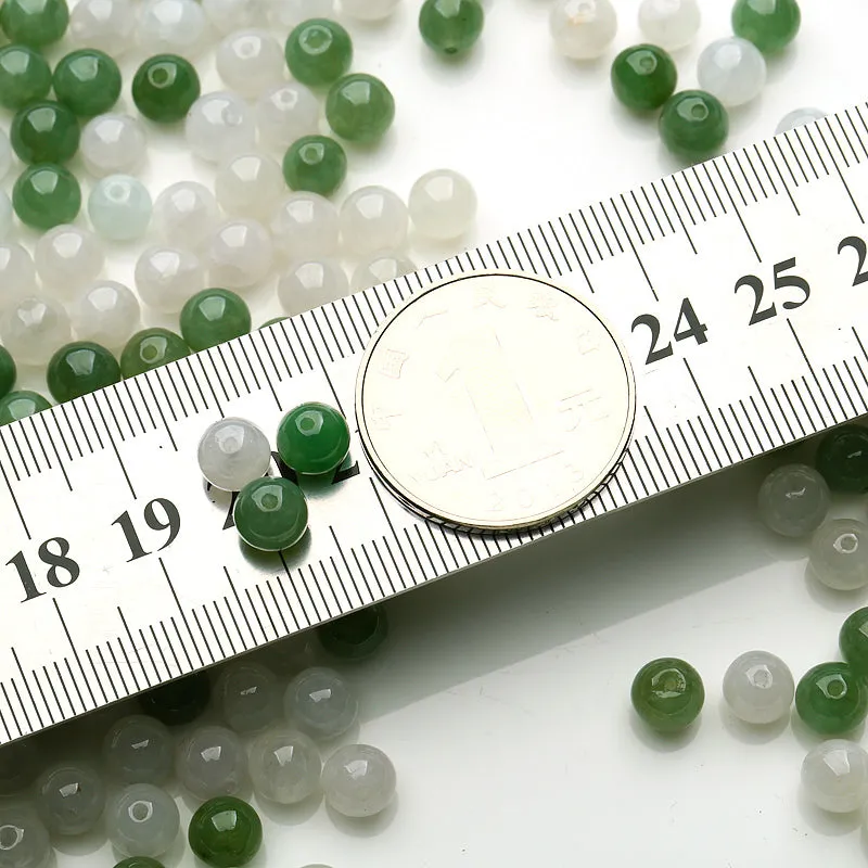 6.5X6.5X6.5mm Natural Jade Beads Jadeite Bead WBD102