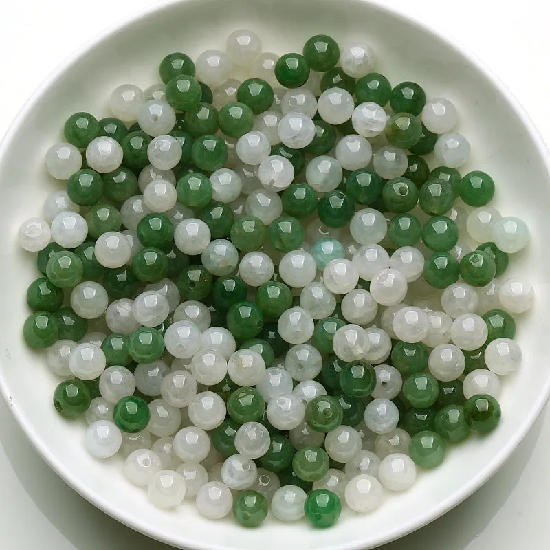 6.5X6.5X6.5mm Natural Jade Beads Jadeite Bead WBD102