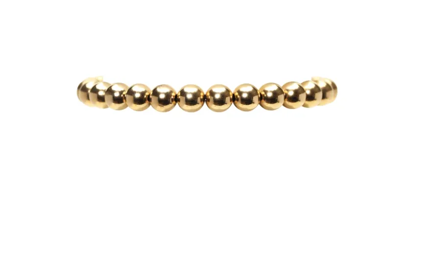 8mm Yellow Gold Bracelet