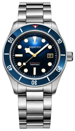 Aquatico Sea Star V2 Blue Ceramic Bezel Snowflake