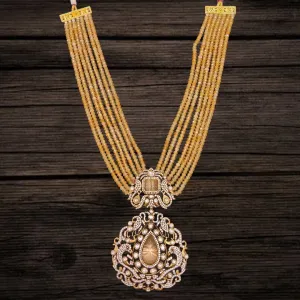 Asp Victorian Polki Diamond Necklace Set