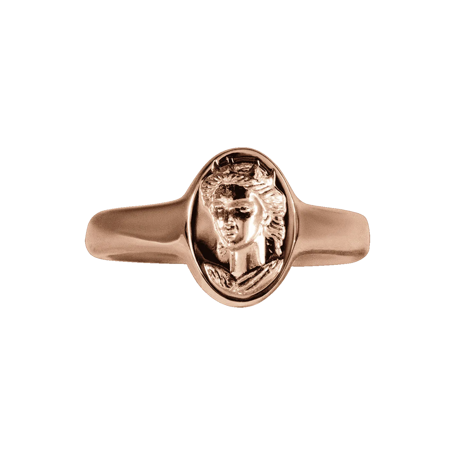 Boudica Solid Gold Signet Ring