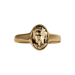 Boudica Solid Gold Signet Ring