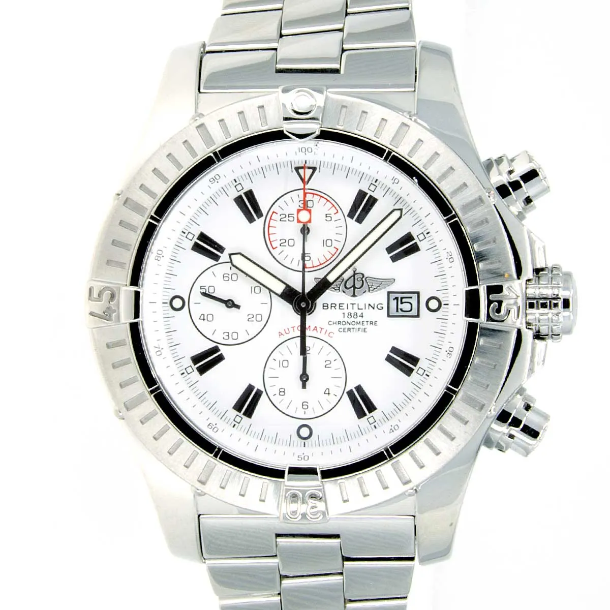 Breitling Super Avenger with White Dial