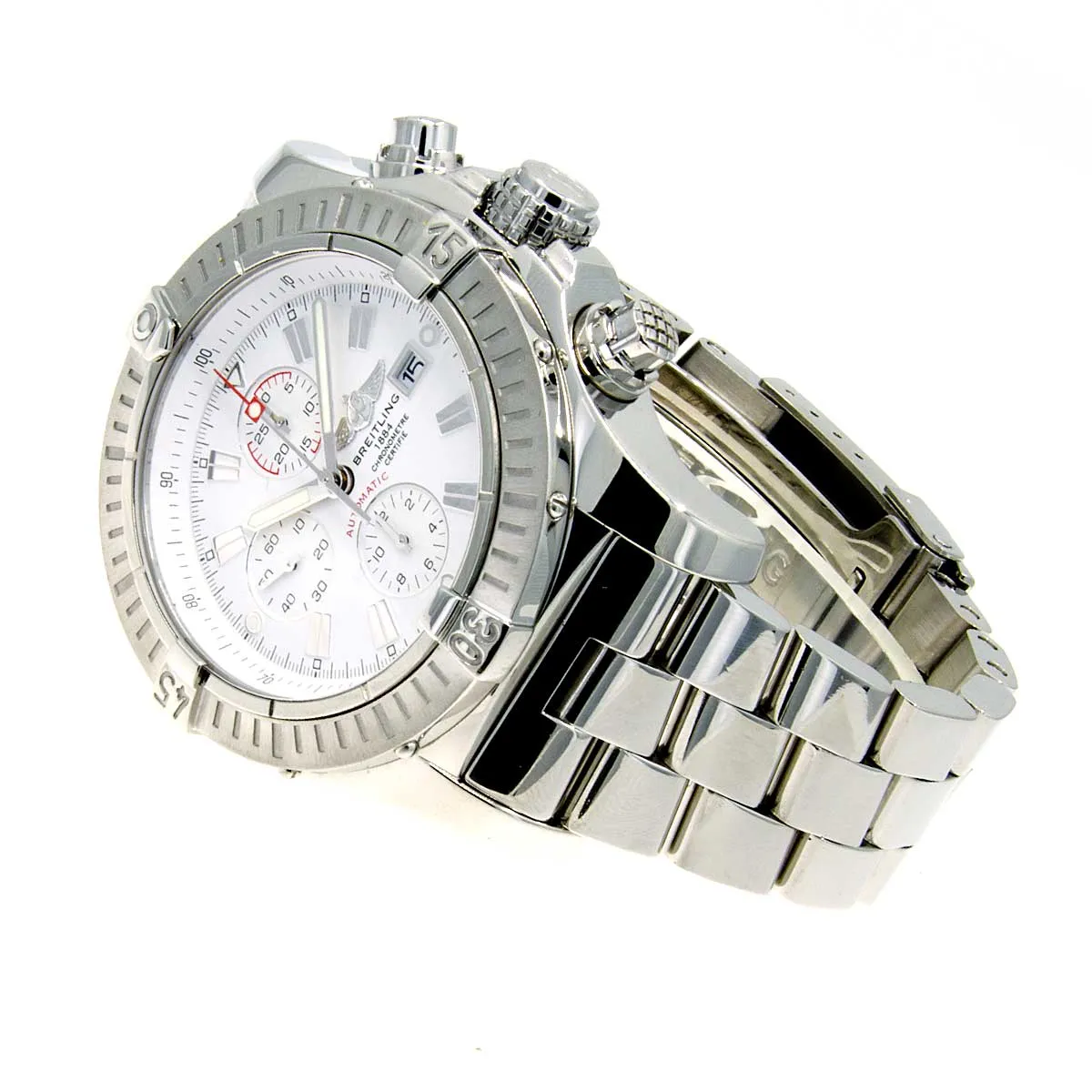 Breitling Super Avenger with White Dial