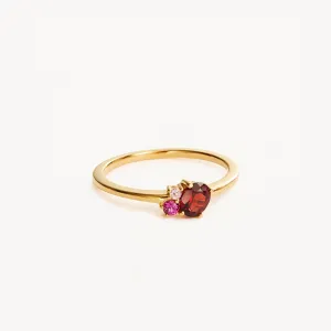 By Charlotte Kindred January Birthstone Ring, Gold or Silver