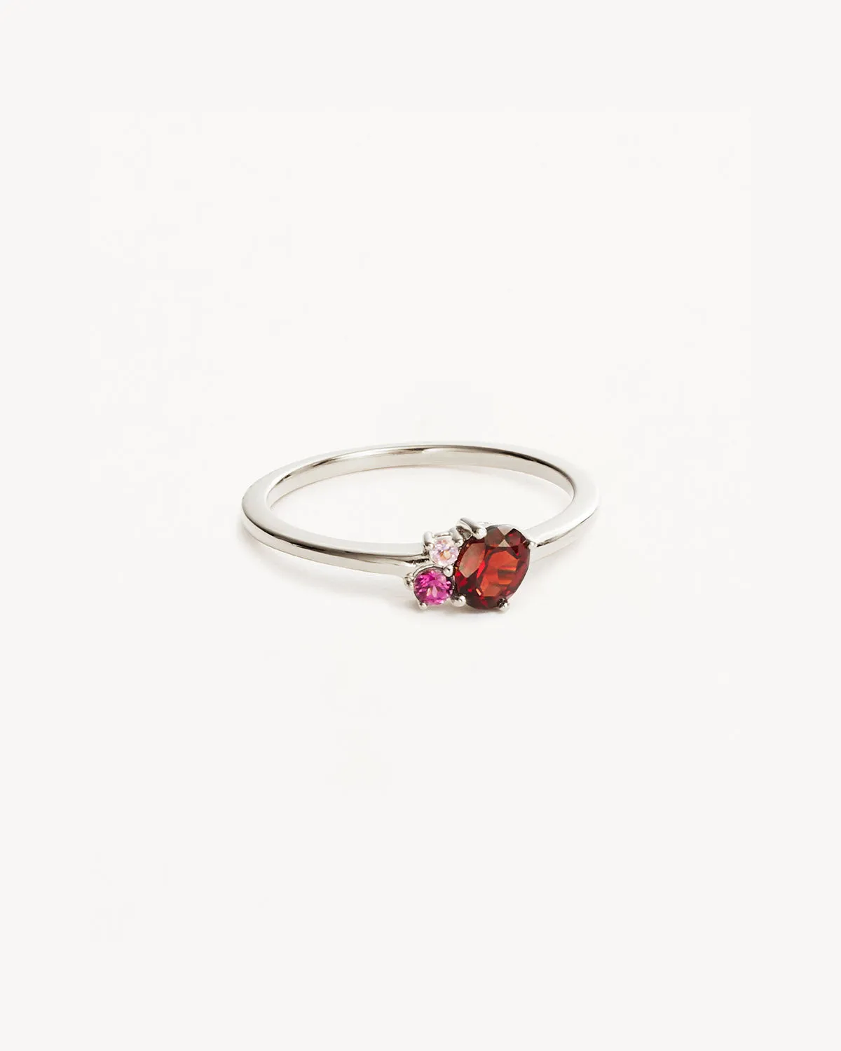 By Charlotte Kindred January Birthstone Ring, Gold or Silver