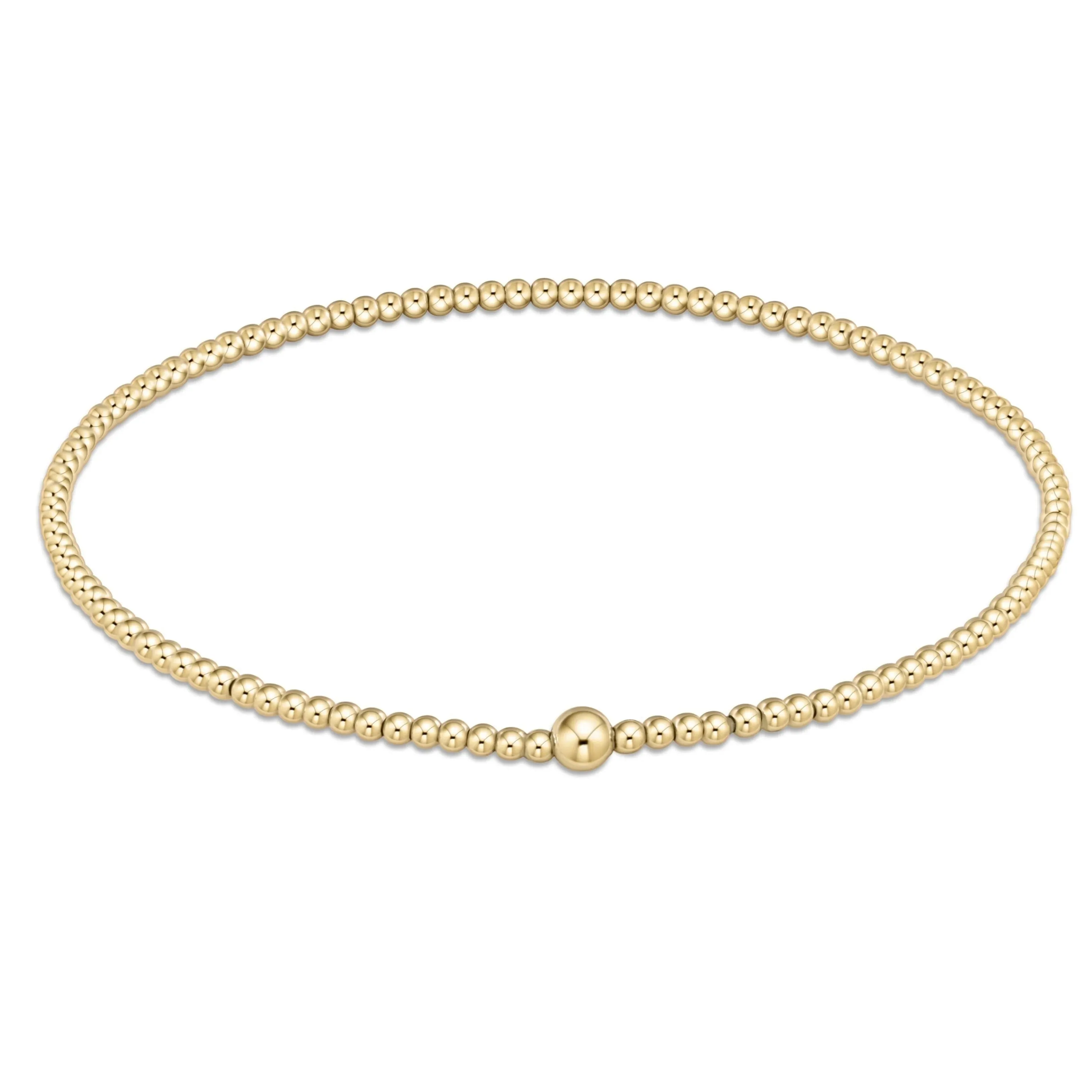 Classic Bead Bracelet - Gold