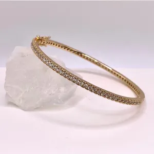 Classic Clear Bangle Bracelet