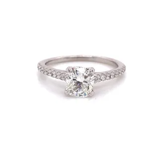 Cushion Cut Diamond Engagement Ring