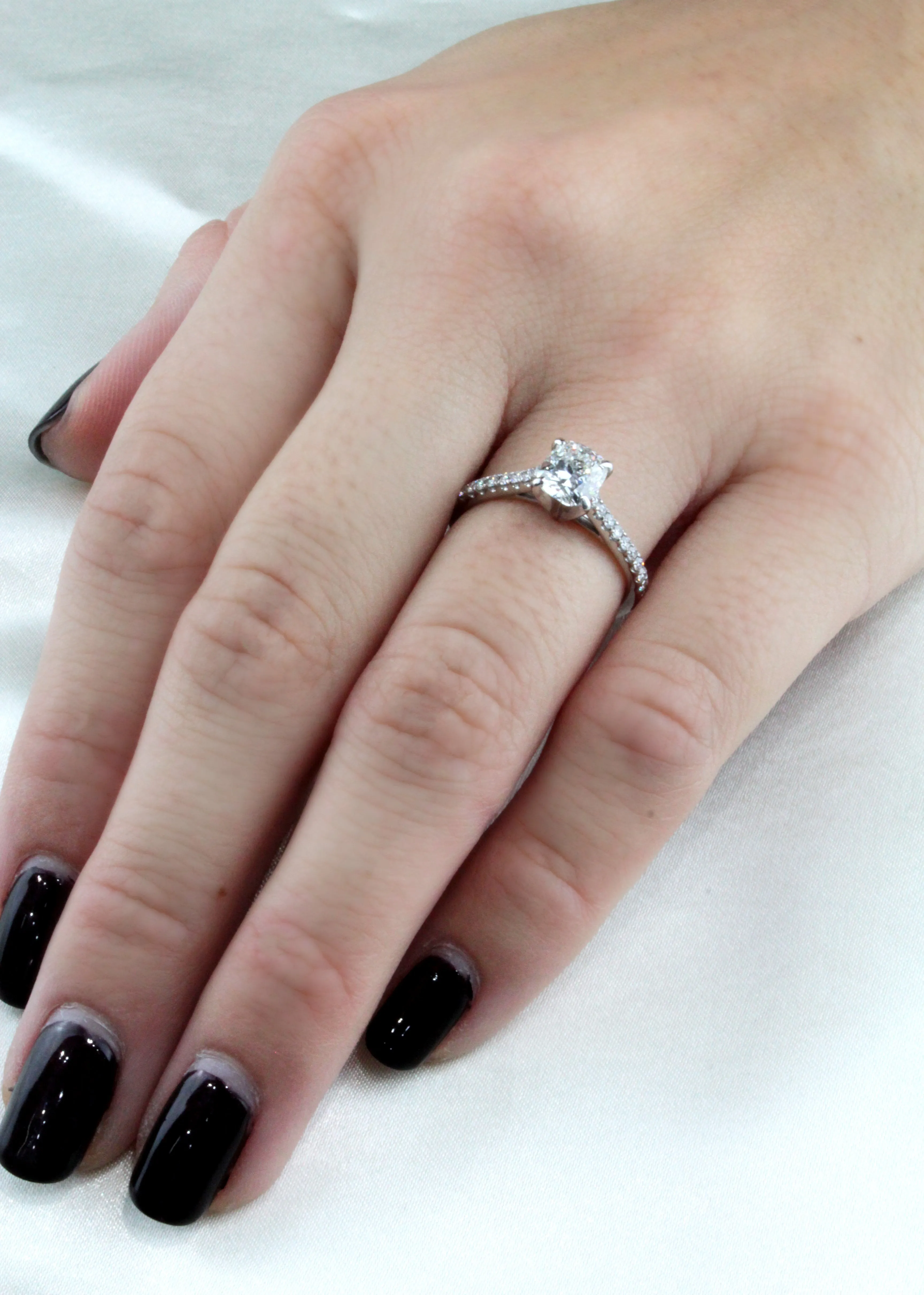 Cushion Cut Diamond Engagement Ring