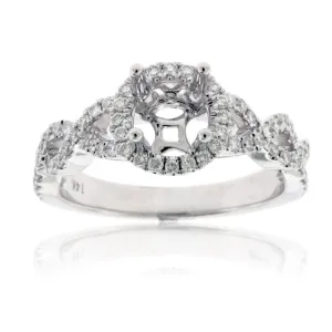 Diamond Engagement Semi-Mount Ring