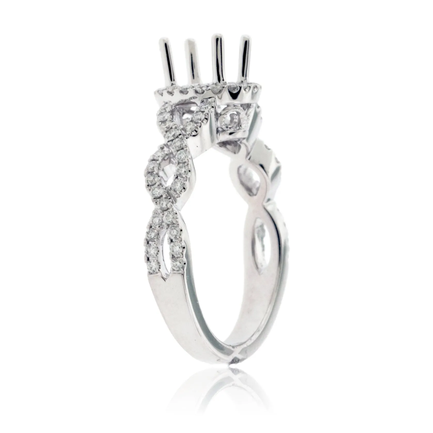 Diamond Engagement Semi-Mount Ring