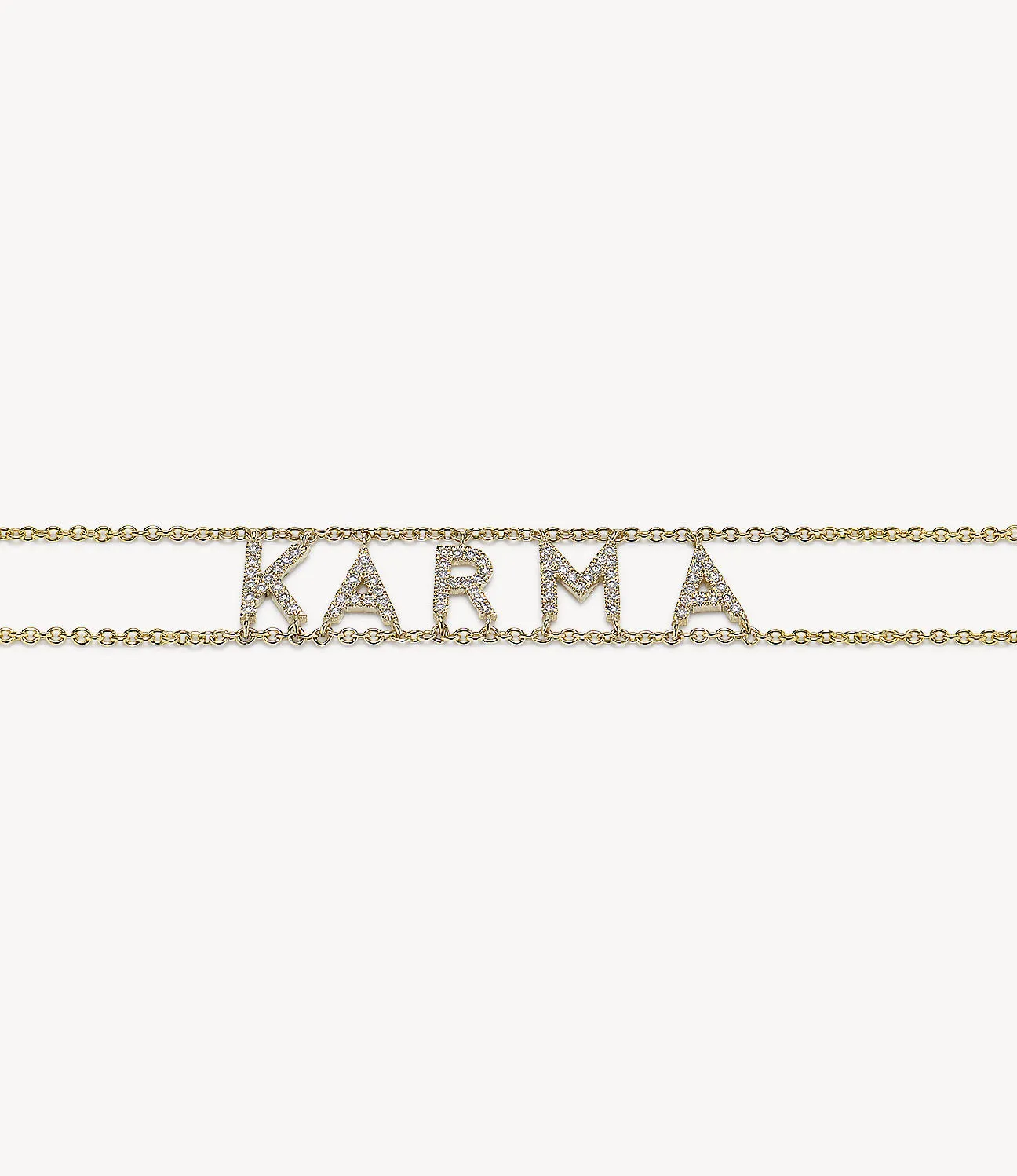 Diamond 'Karma' Say Something Bracelet