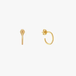 Editor Tiny Hoop Earrings 12mm