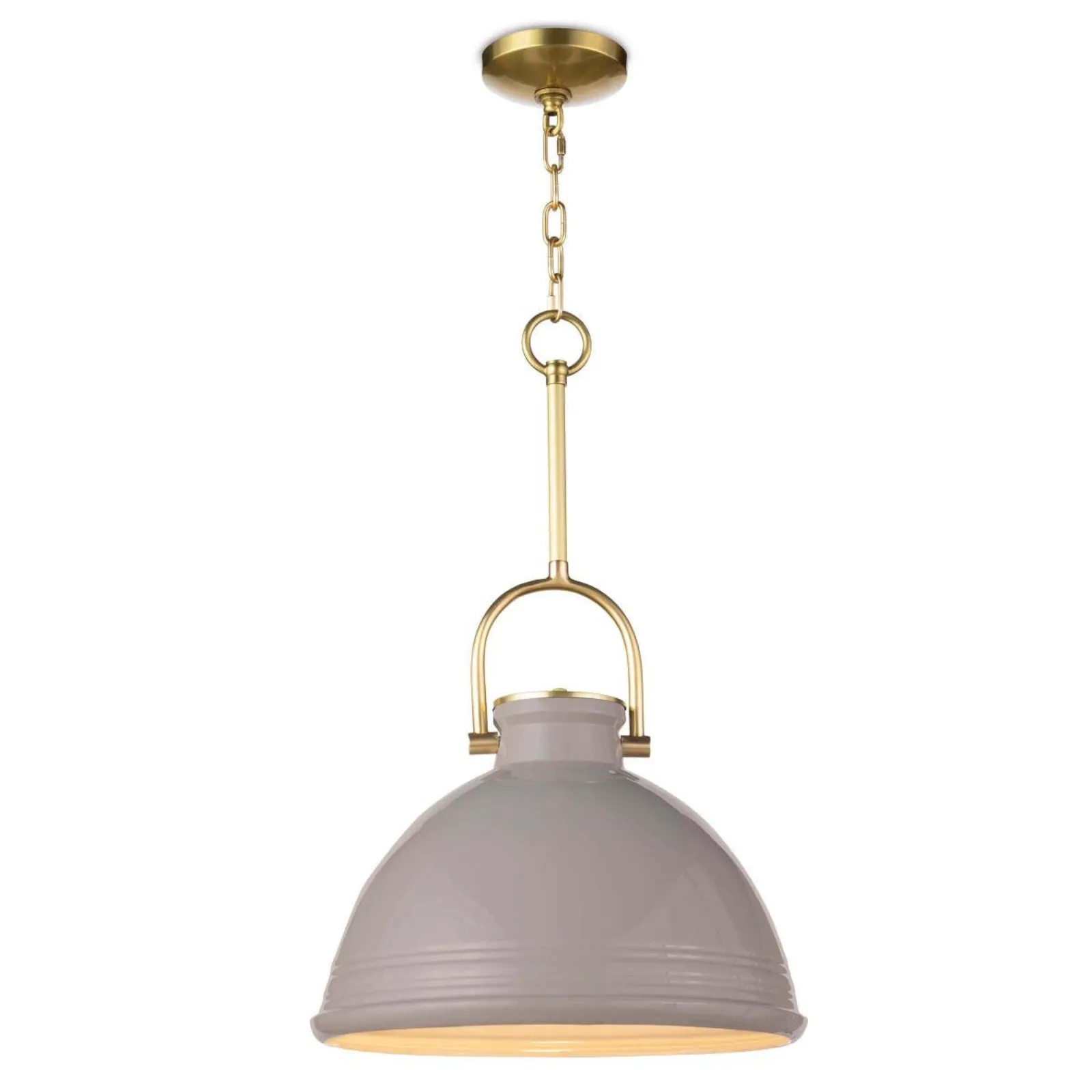 Eloise Ceramic Pendant Large (Gray)