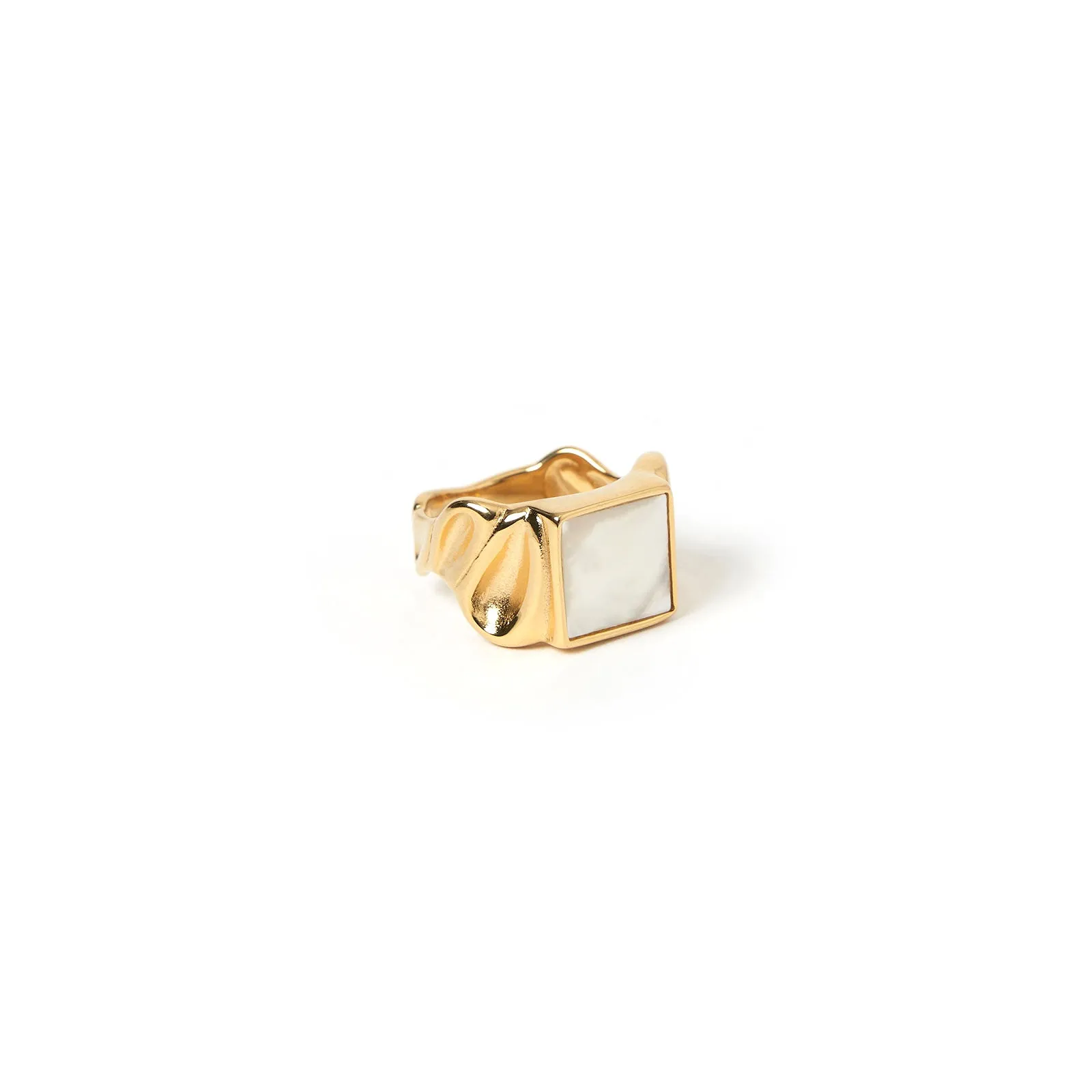 Fez Gold and Pearl Ring