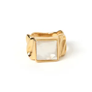 Fez Gold and Pearl Ring