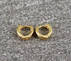 Gold Filled Square Edged Hoops - Small