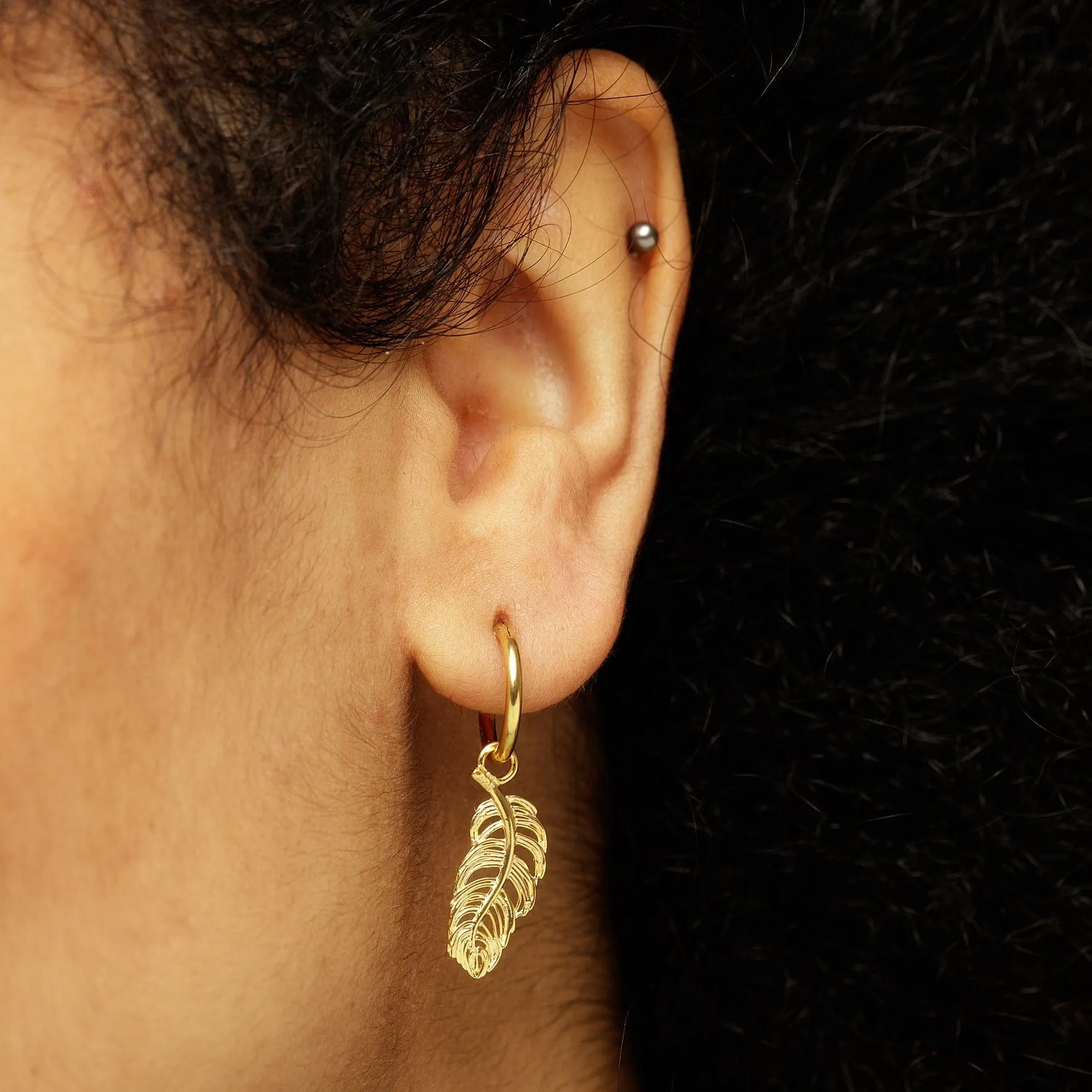 Gold Plated Classic Mini Hoop Earrings