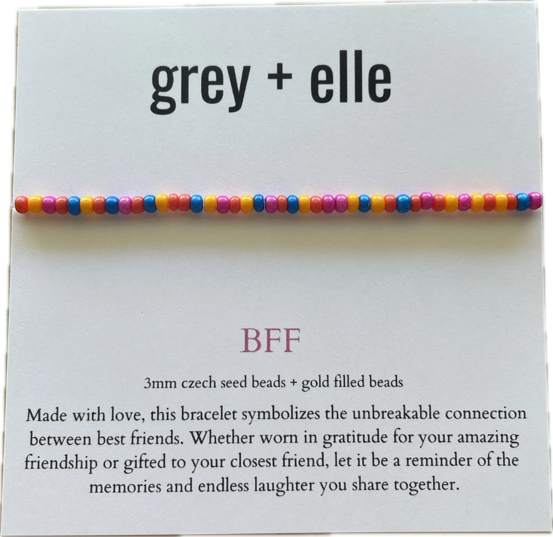 Grey   Elle BFF Bracelet