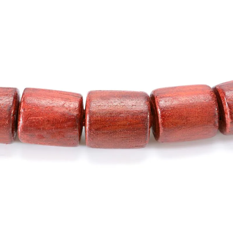 Handmade Red Sandalwood Beads Adjustable Mala Rope Bracelet