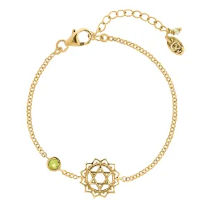 Heart Chakra Bracelet - Gold