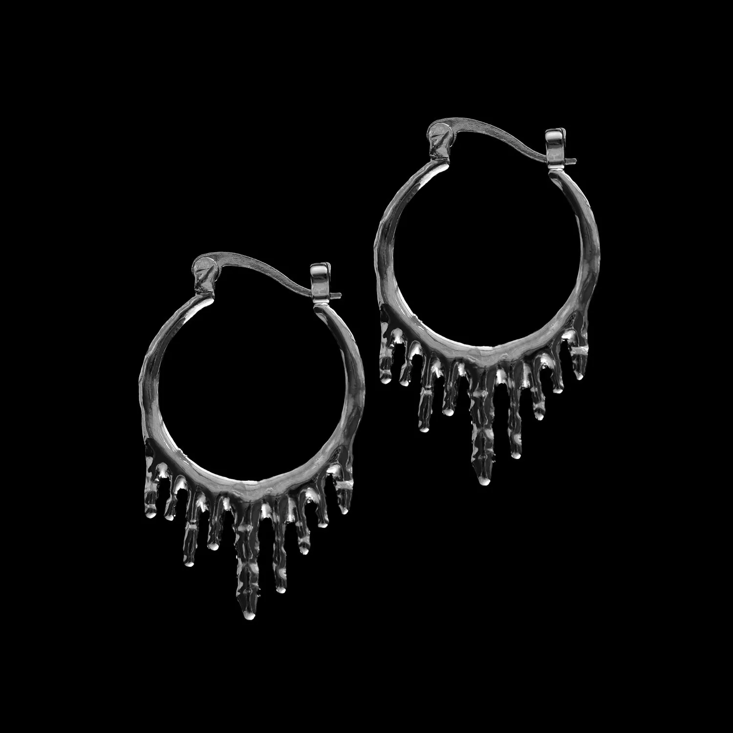 Ice Chasm Hoop Earrings *Colour Select