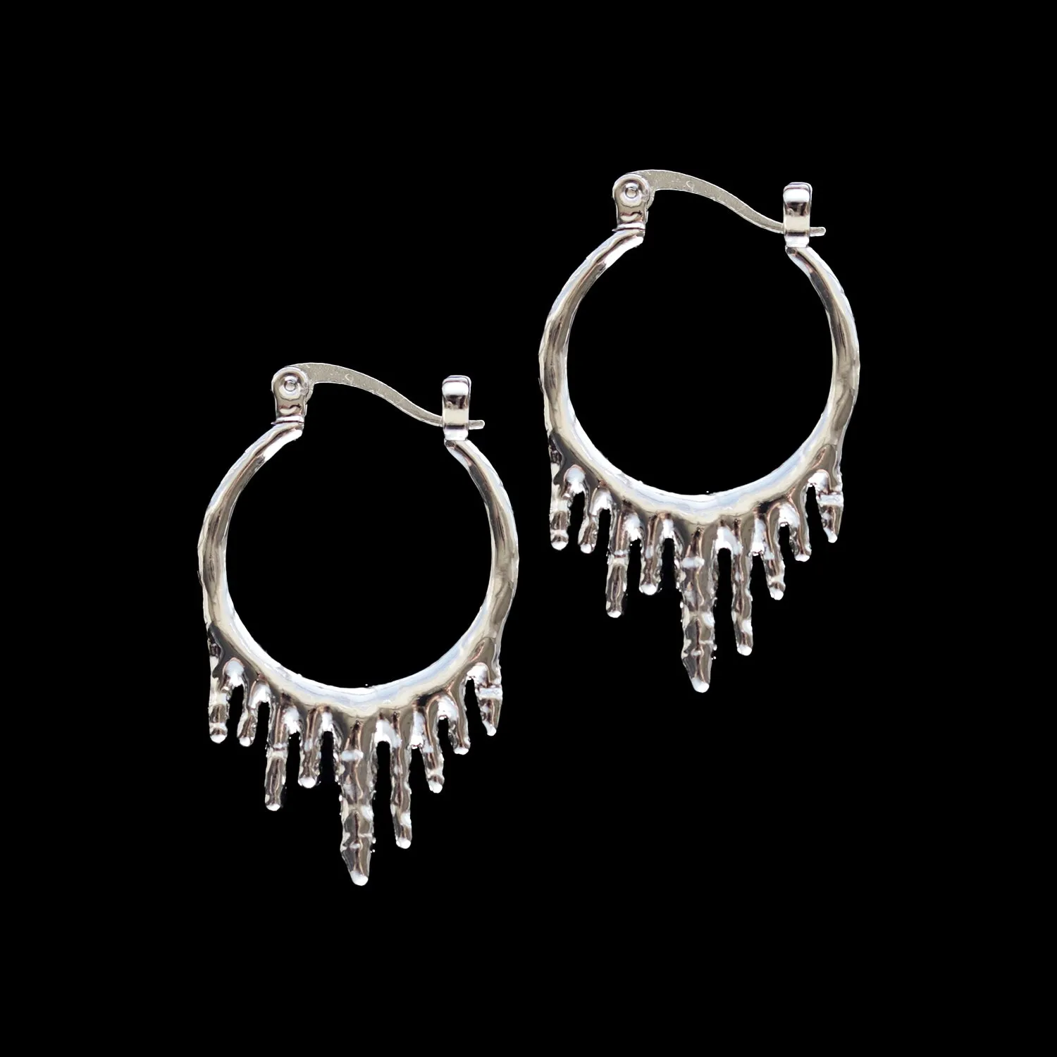 Ice Chasm Hoop Earrings *Colour Select