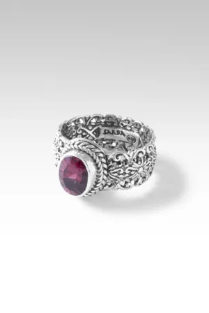 Infinite Hope Ring™ in Malawi Pink Color Change Garnet