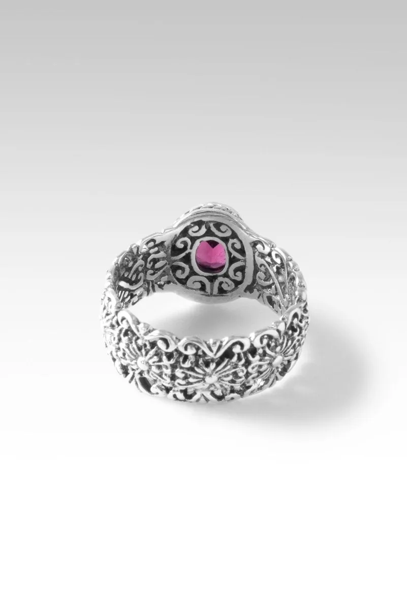 Infinite Hope Ring™ in Malawi Pink Color Change Garnet