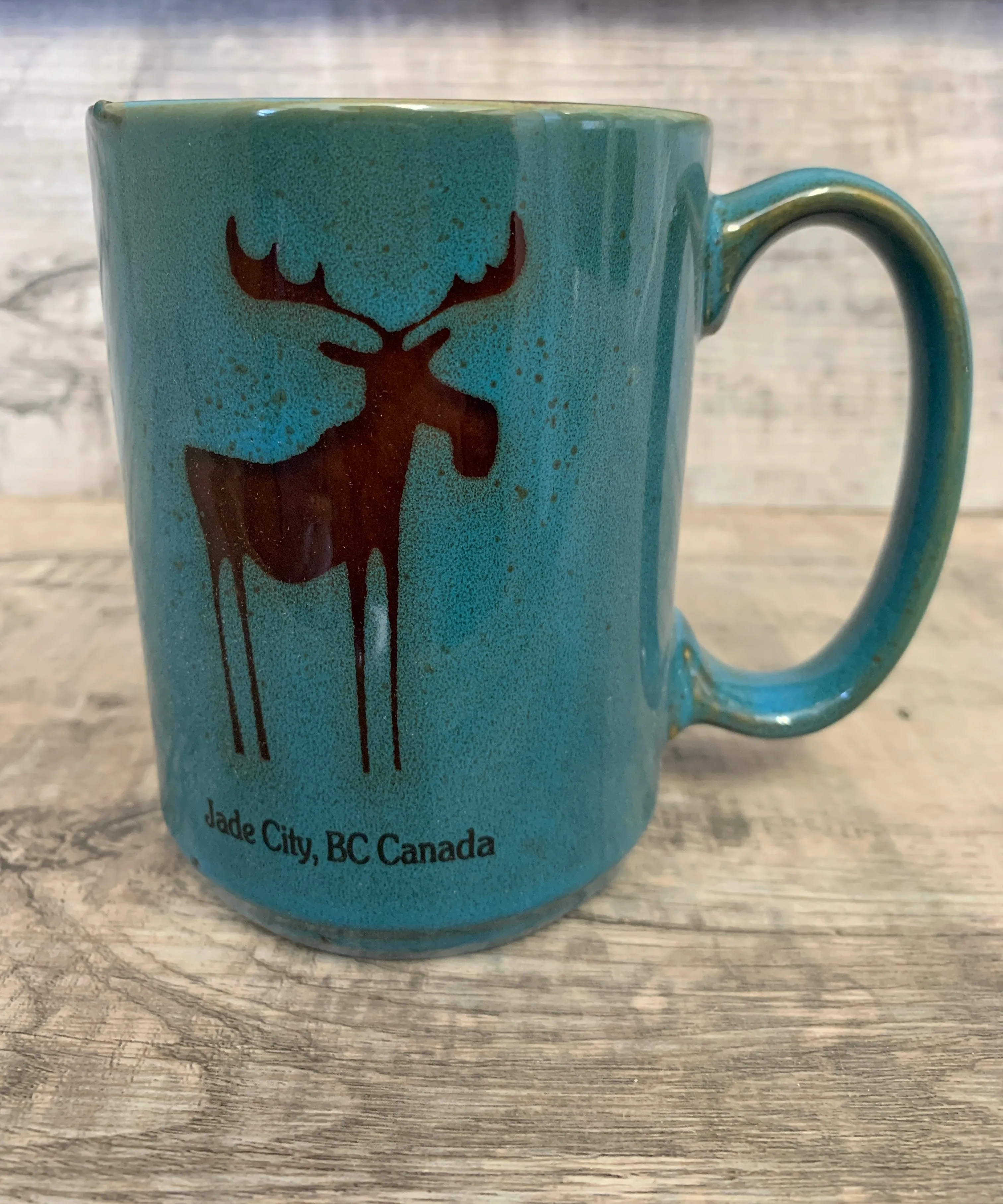 Jade City Moose Mug