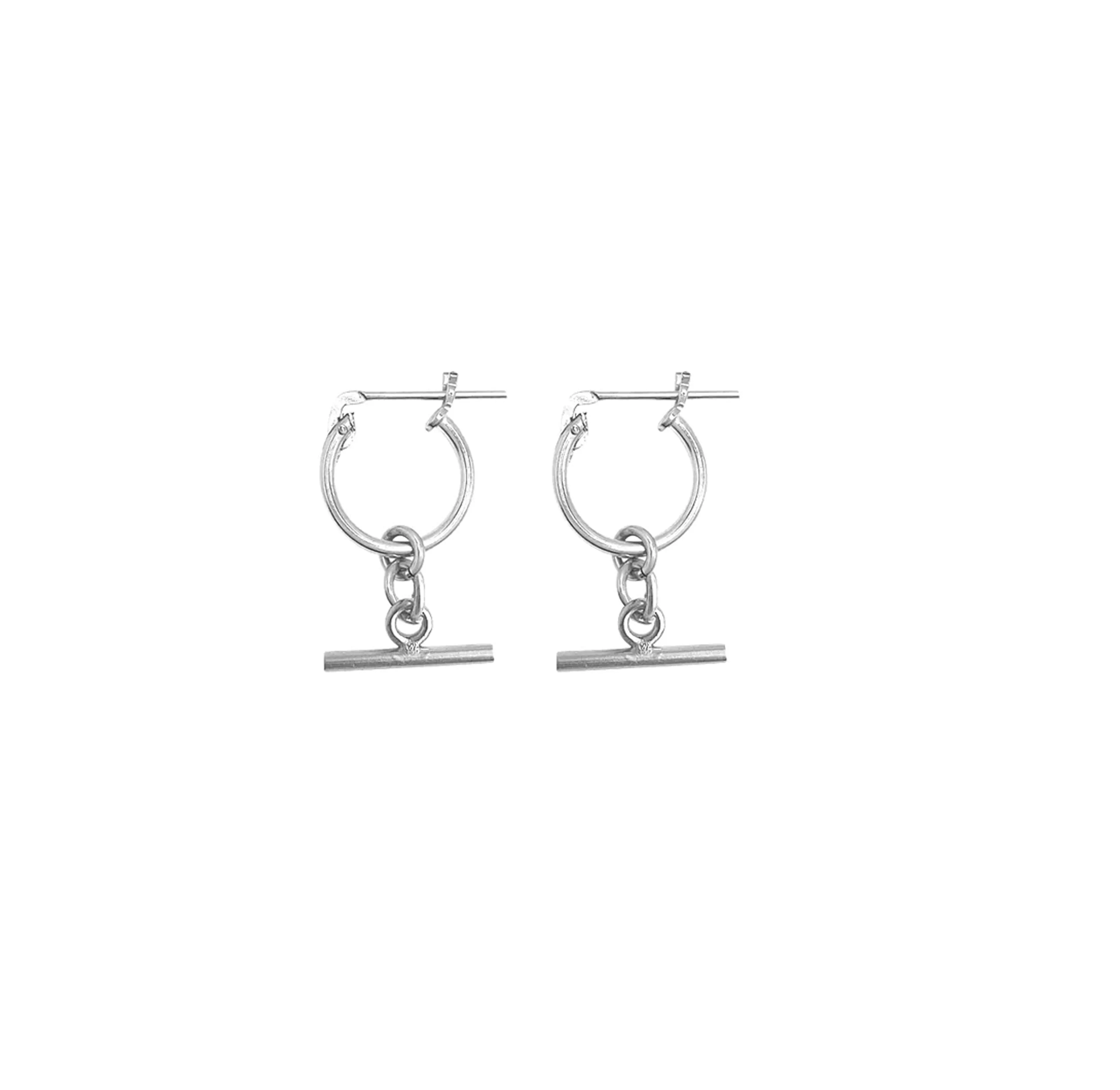 KITT FOB EARRINGS | Sterling Silver