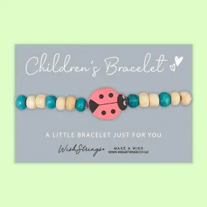 Ladybird - Children's Beaded Bracelet