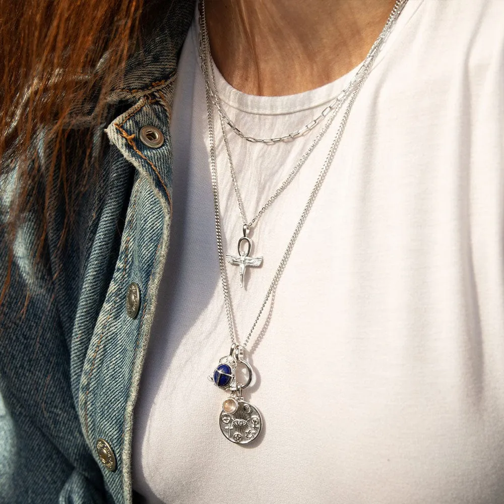 Lapis Lazuli Scarab Necklace