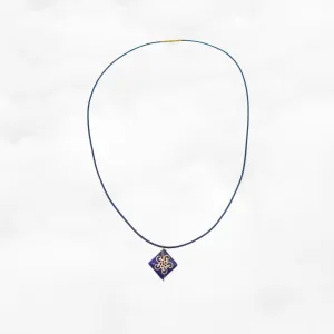 Lapis Leather Necklace