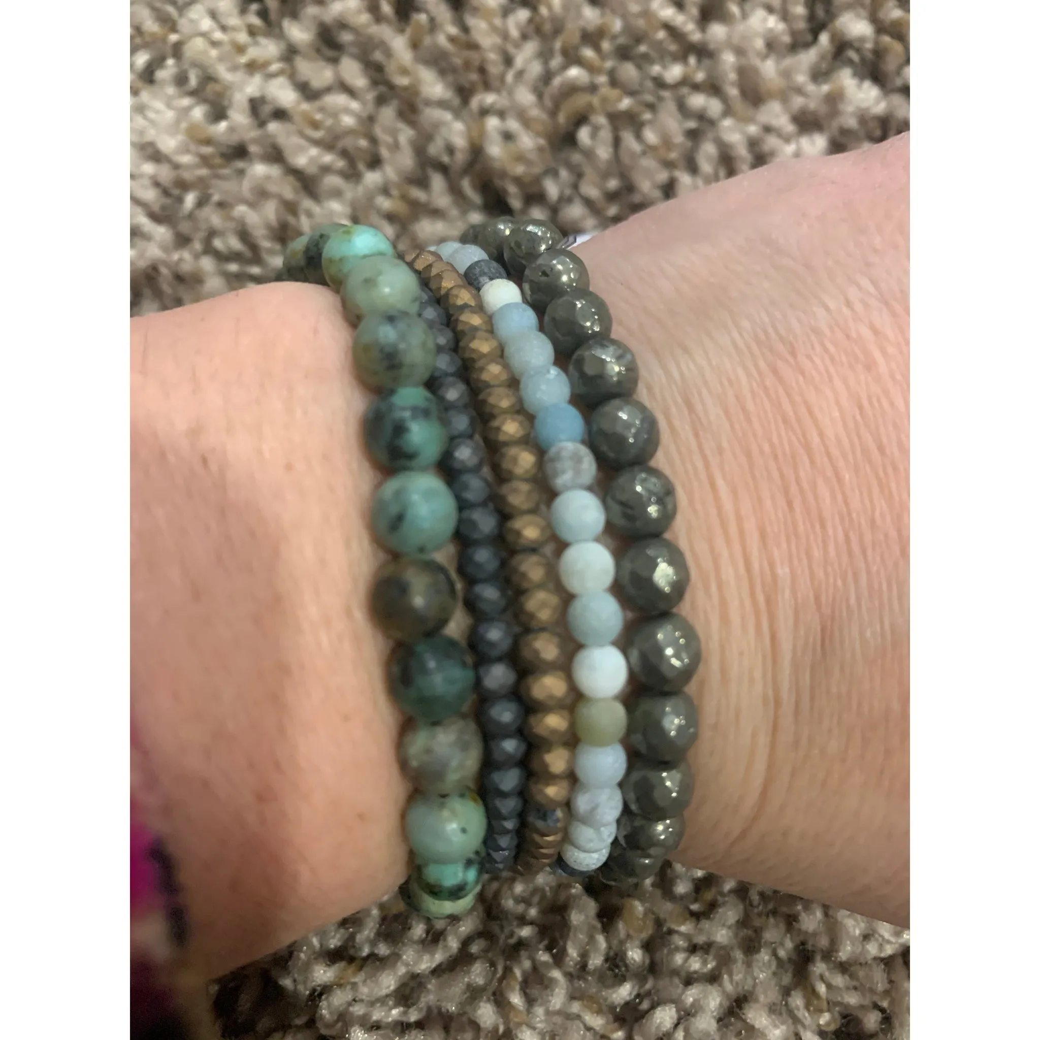 Lizou Genuine Stone Bracelets