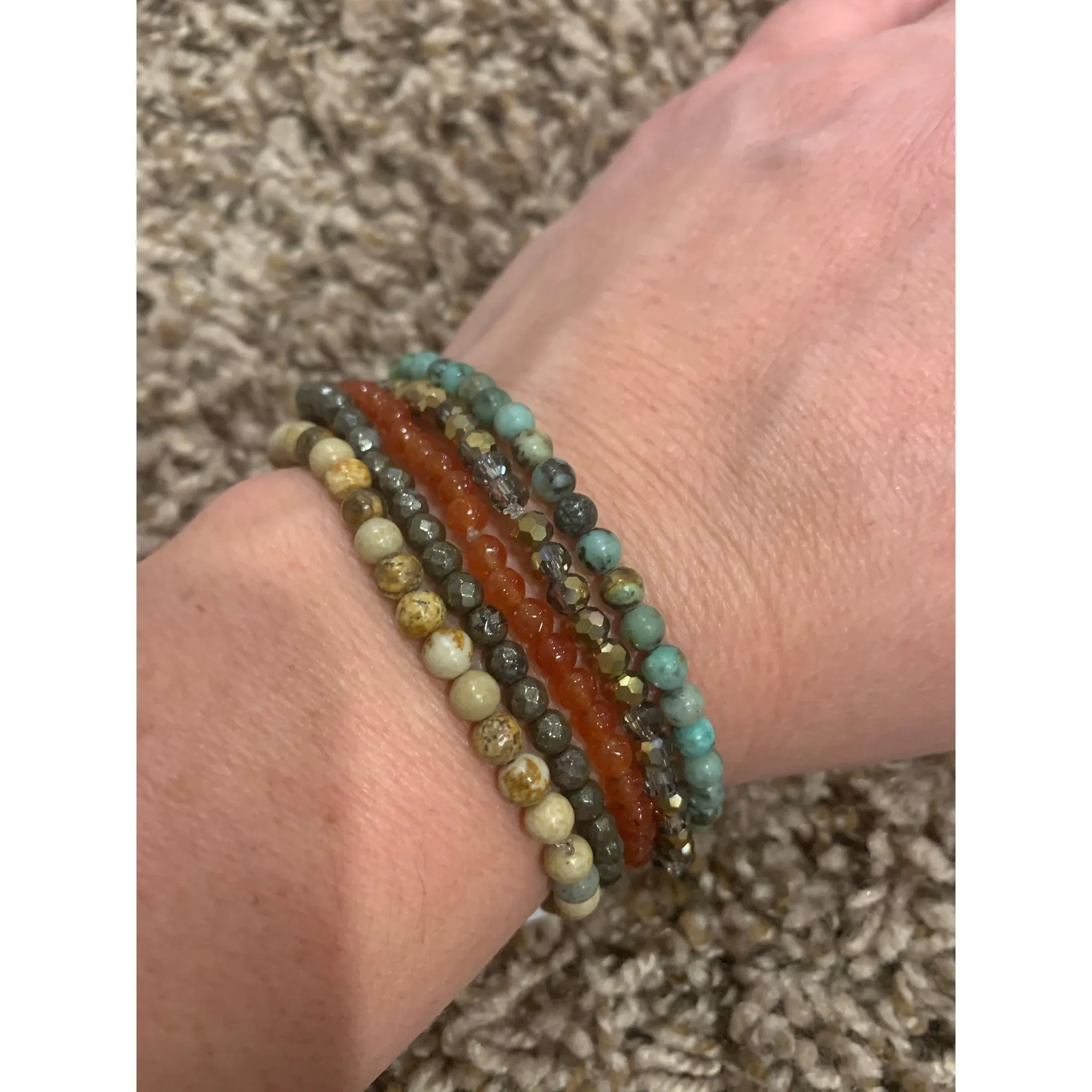 Lizou Genuine Stone Bracelets