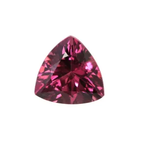 Loose 4.30ct Trillian Cut Rhodolite Garnet