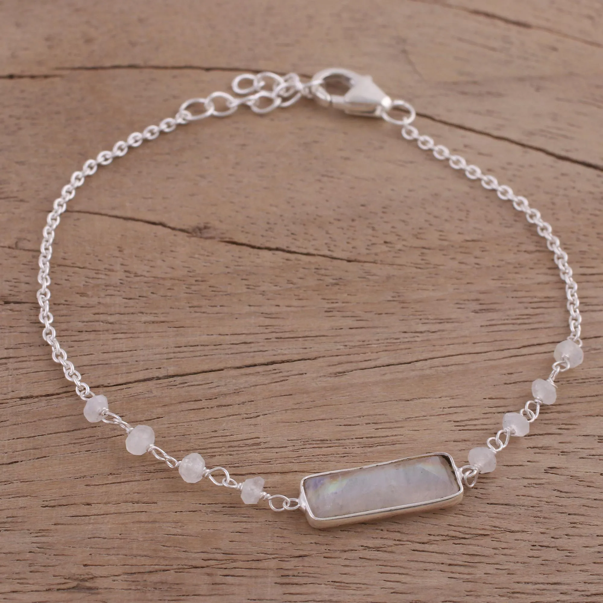 Magical Prism Moonstone Bracelet