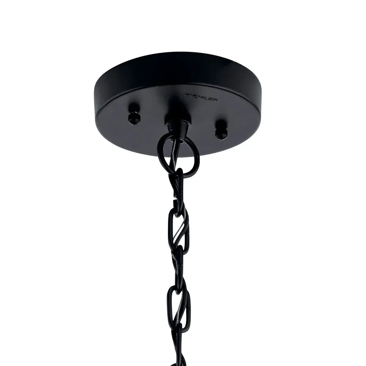 Mercer Rectangular Outdoor Pendant Light Black Finish