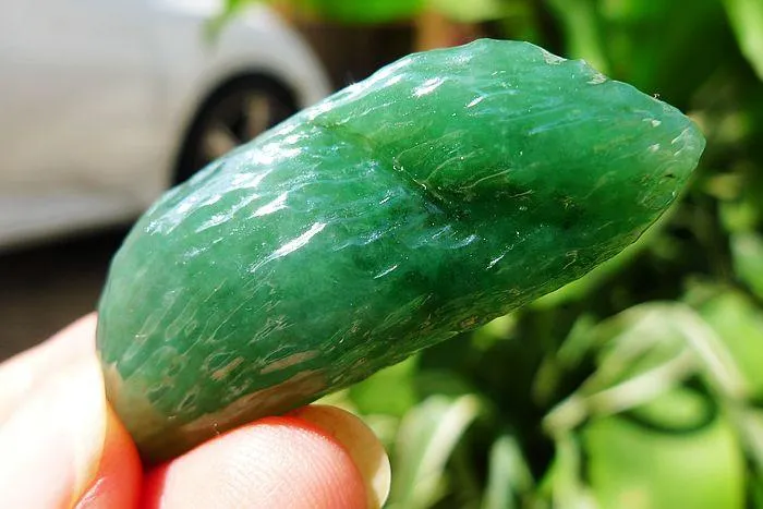 Natural Jade Rough Jadeite Raw (17.5g,5X2X1.1cm)