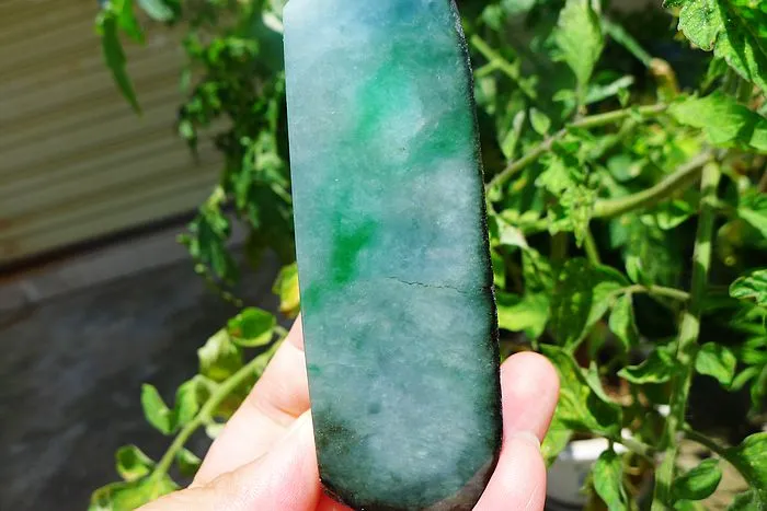 Natural Jade Rough Jadeite Raw (191g,9.9X3.3X2cm)