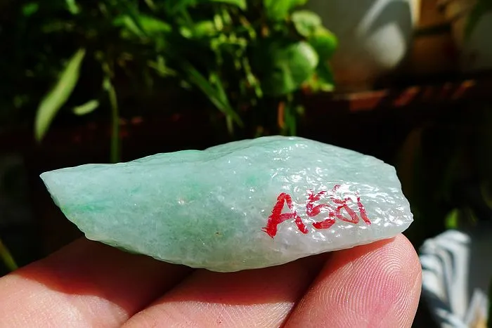 Natural Jade Rough Jadeite Raw (32g,5.2X2.7X1.3cm)